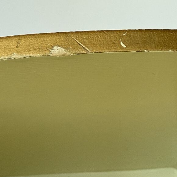 Vintage Croscill Cottage Rose 2 Piece Set Waste Basket Tissue Box Cover Wooden - Picture 9 of 12